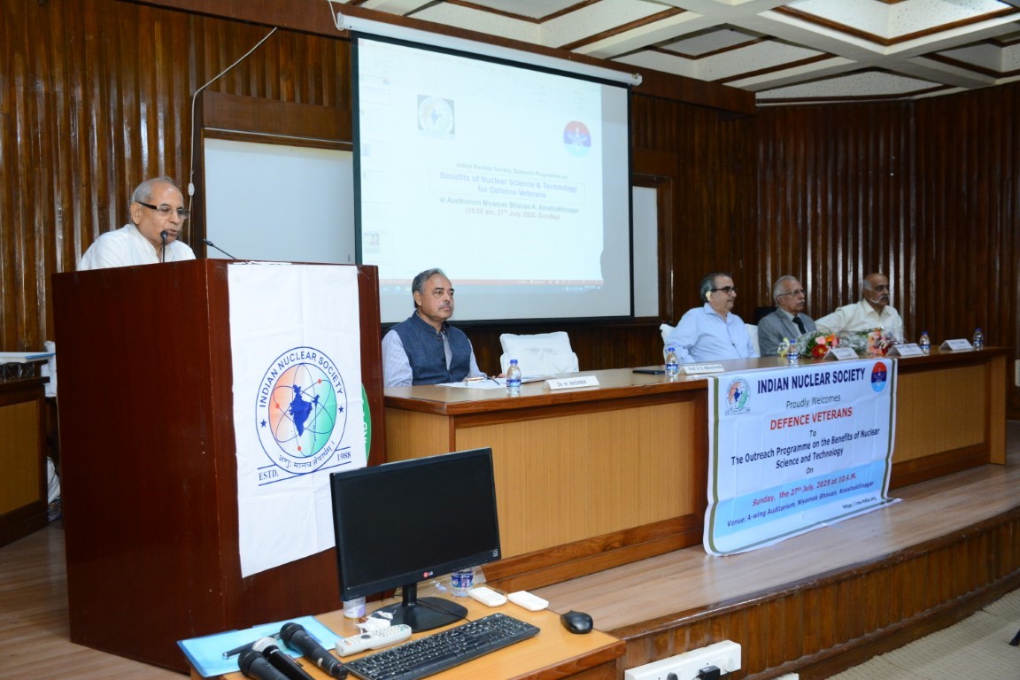 INS Outreach Programme on Benefits of Nuclear Science & Technology for Defence Veterans