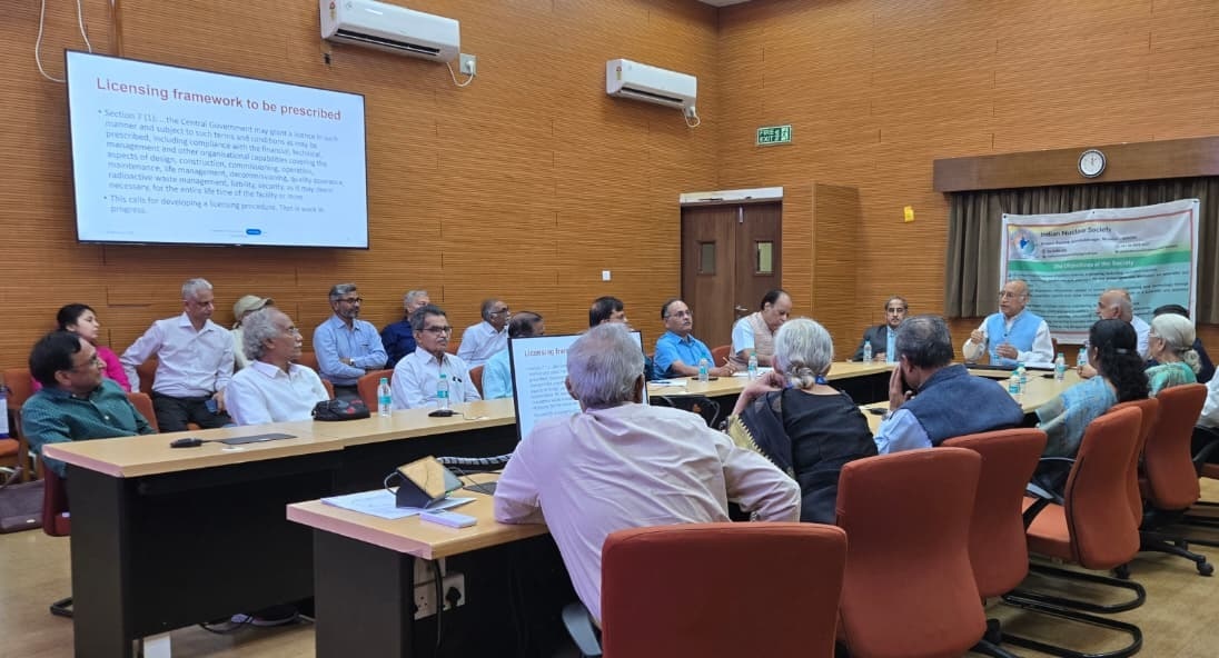 INS Webinar on The Legislative Framework for Nuclear Energy in India by Dr. R.B. Grover